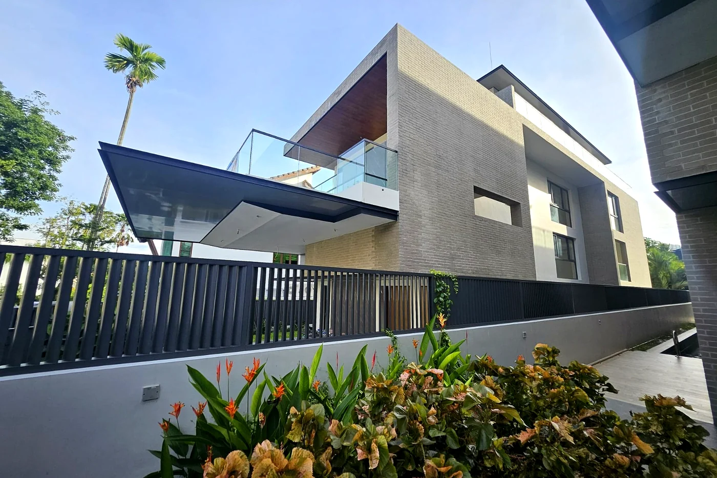 The detached home on Matlock Rise, photographed from the street
